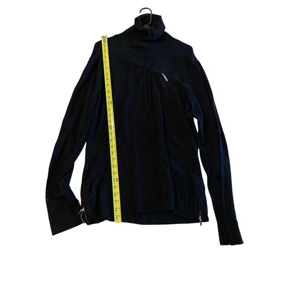 Cache Womens Turtleneck Sweater Size L Long Sleeve Preppy Office Tunic Viscose - Picture 10 of 10